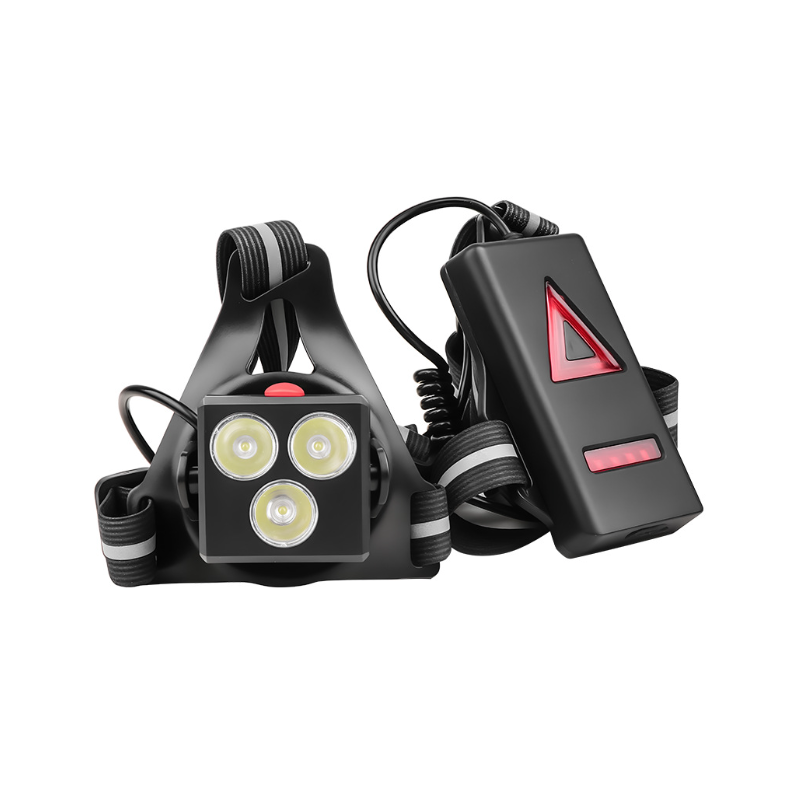 Löparlampa Bröstlampa LED-lampa Ultraljus 500lm & Justerbar stråle, Vattentät, Säker nattlöpning