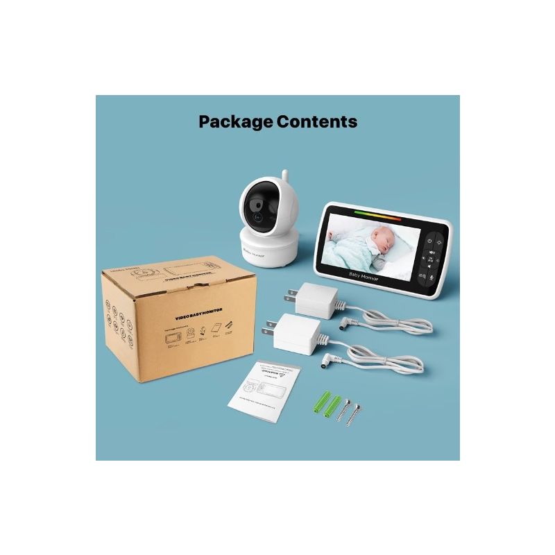 SM650 bärbar videobabymonitor HD 720P babyvakt långvarig batteritid tvåvägsljud babysäkerhet föräldraskap