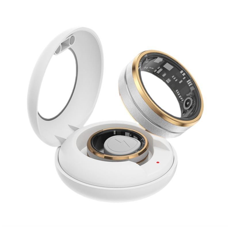 Multifunktionell smart ring bärbar teknologi med pulsmätning blodtryck sömnanalysering avancerad spårning