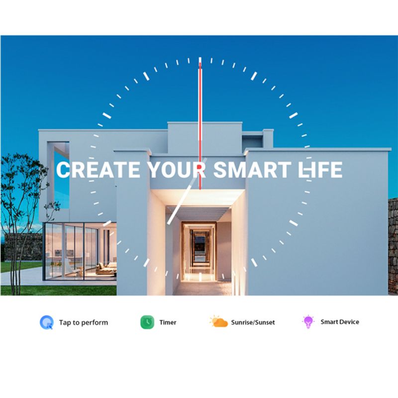 SONOFF Basic R2 Wifi Switch Modul med Alexa för Hemautomation och Fjärrkontroll via eWeLink App