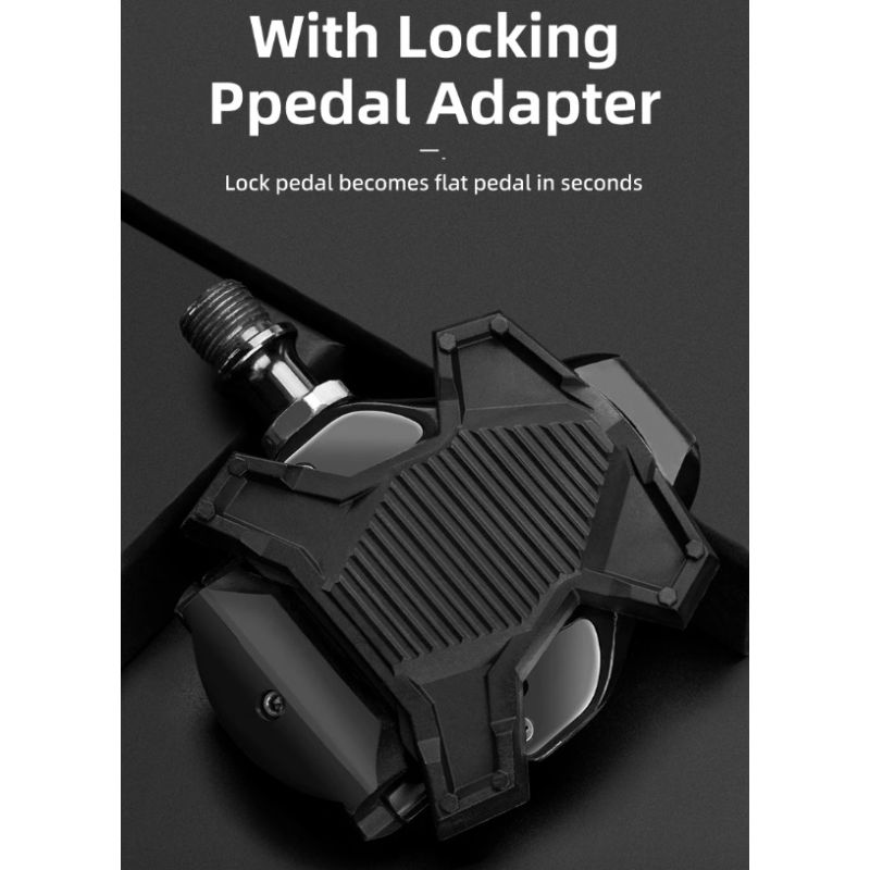 ROCKBROS SPD-SL Cykelpedaler Ultralätt Aluminiumlegering Robust Krommolybdenaxel För Landsvägscykling