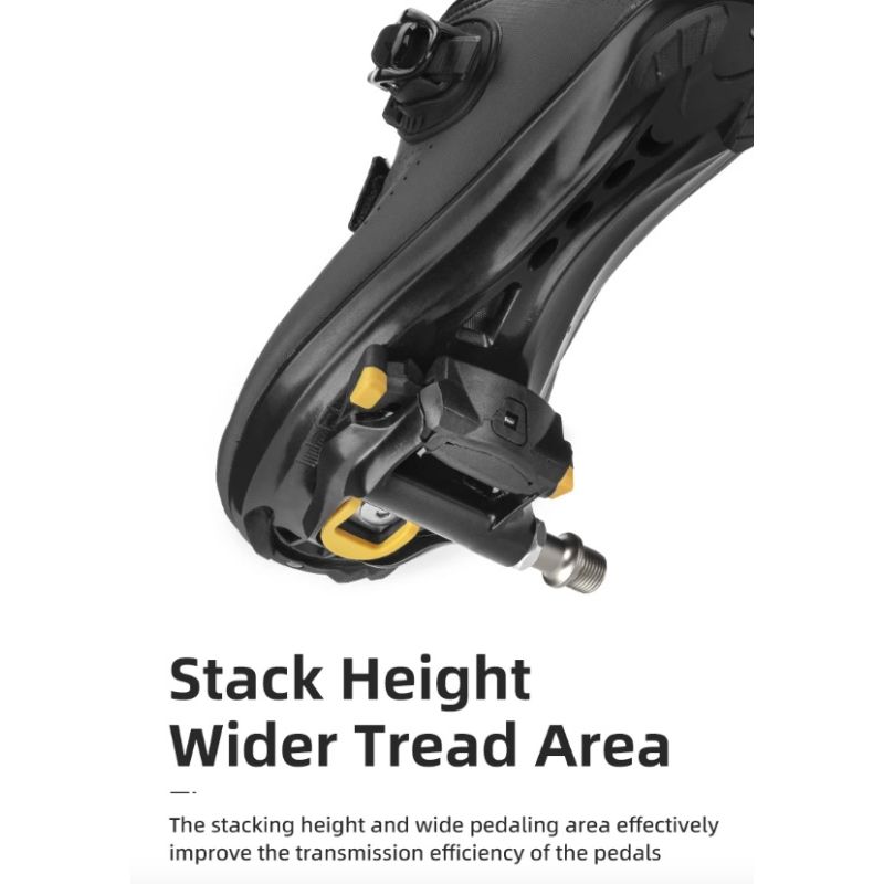 ROCKBROS SPD-SL Cykelpedaler Ultralätt Aluminiumlegering Robust Krommolybdenaxel För Landsvägscykling