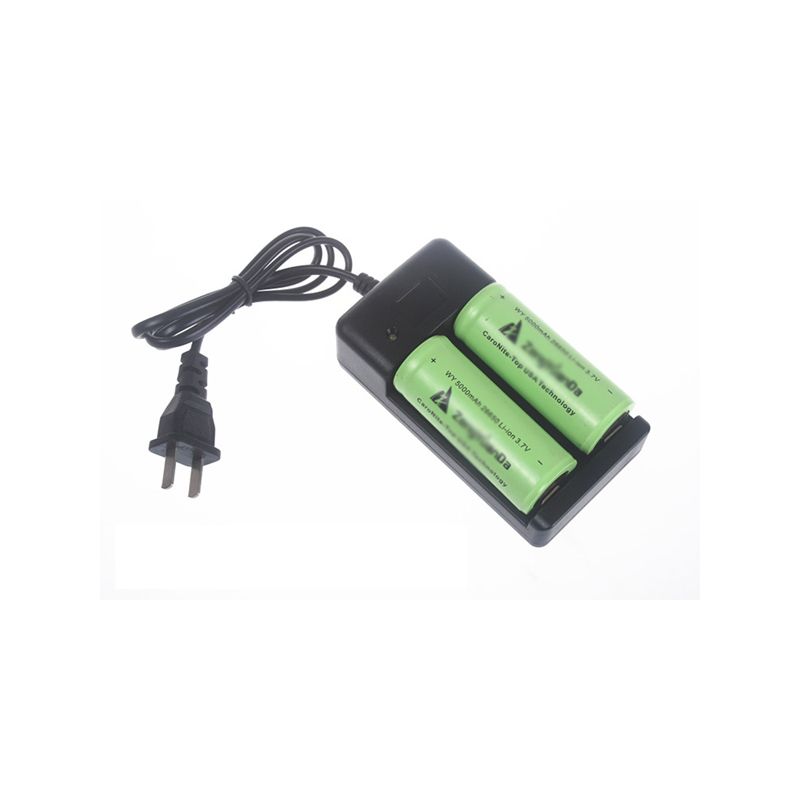 UltraFire batteriladdare dubbel laddare 18650 26650 AC 100~240V kompakt design global kompatibilitet nyhet