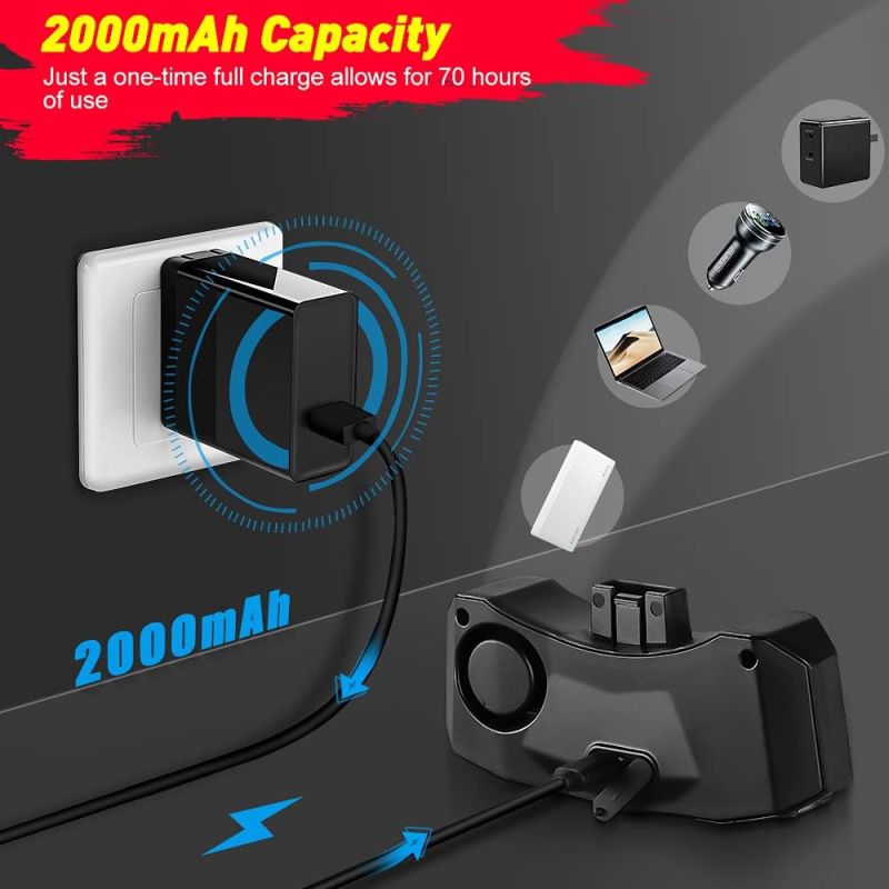 Smart 5-i-1 Cykelbaklykta med Cykelblinkers, Larm & Horn | Uppladdningsbar, Automatisk Bromsljus & Fjärrkontroll