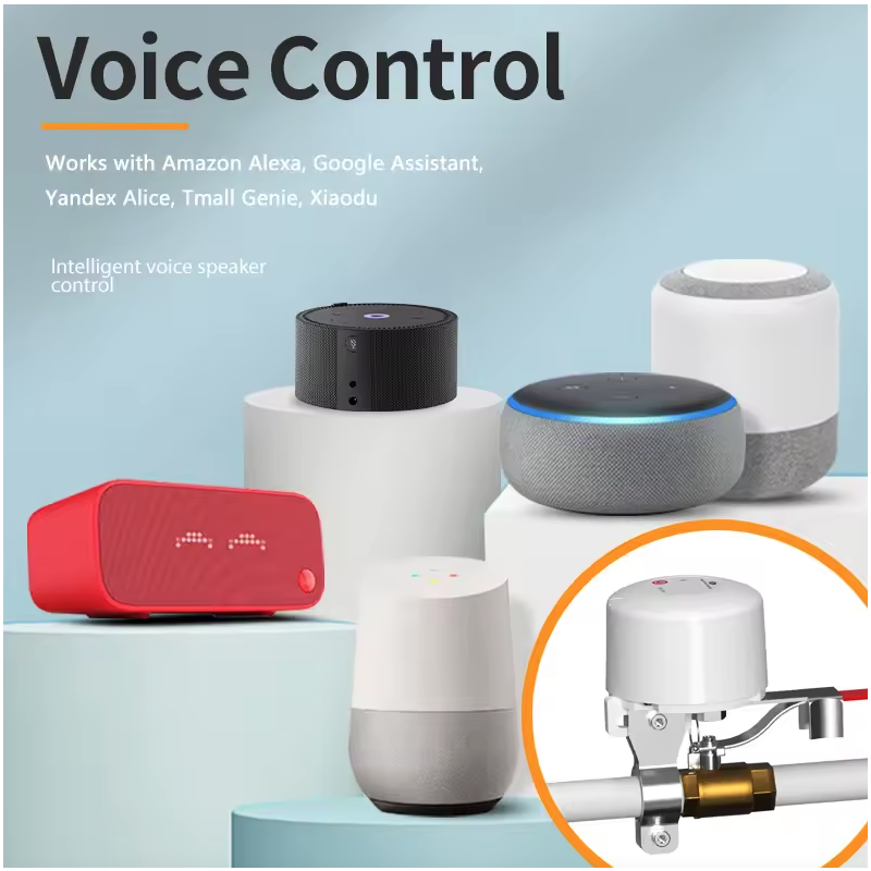 Tuya WiFi Smart Vatten & Gas Avstängningsventil | Appstyrning, Timer, Enkel Installation för Smart Hem Säkerhet