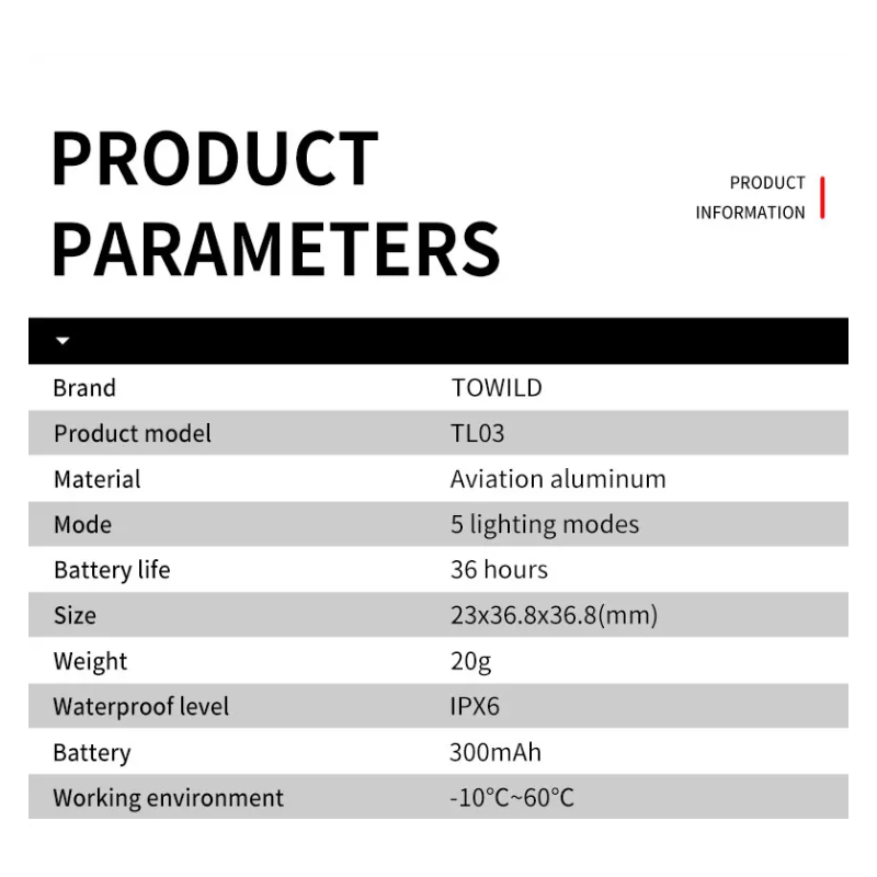 TOWILD TL03 smart cykel bakljus med automatiskt bromssensor ljus och fem blixtlägen för cykelsynlighet