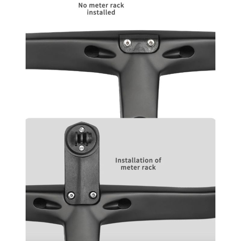 TOSEEK TR5500 landsvägscykelstyre helkolfiberstam integrerade cykeltillbehör ultralätta cykeldelar mattsvart finish