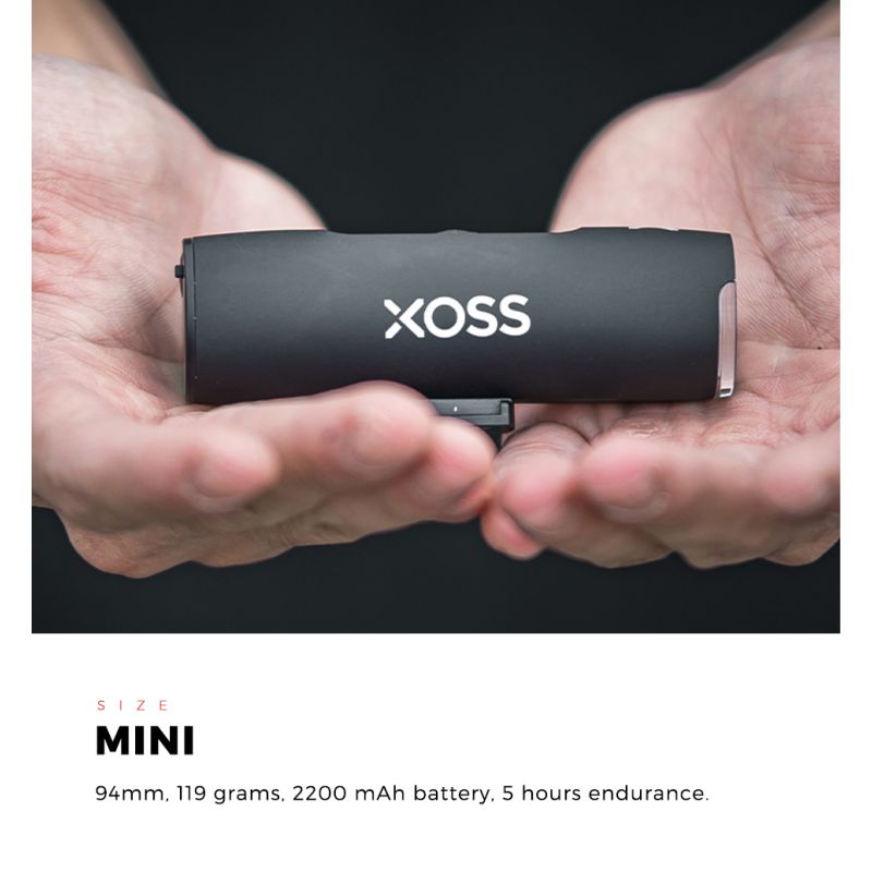 XOSS XL-400 Cykelljus 400 Lumen Vattentät USB Uppladdningsbar Förbättrad Synlighet Belysningslägen