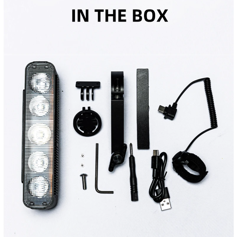 XOSS XL3000 cykelljus 3000 lumen vattentät 10 lägen säkerhet TypeC laddningsbar cykelfrontlampa cykeltillbehör