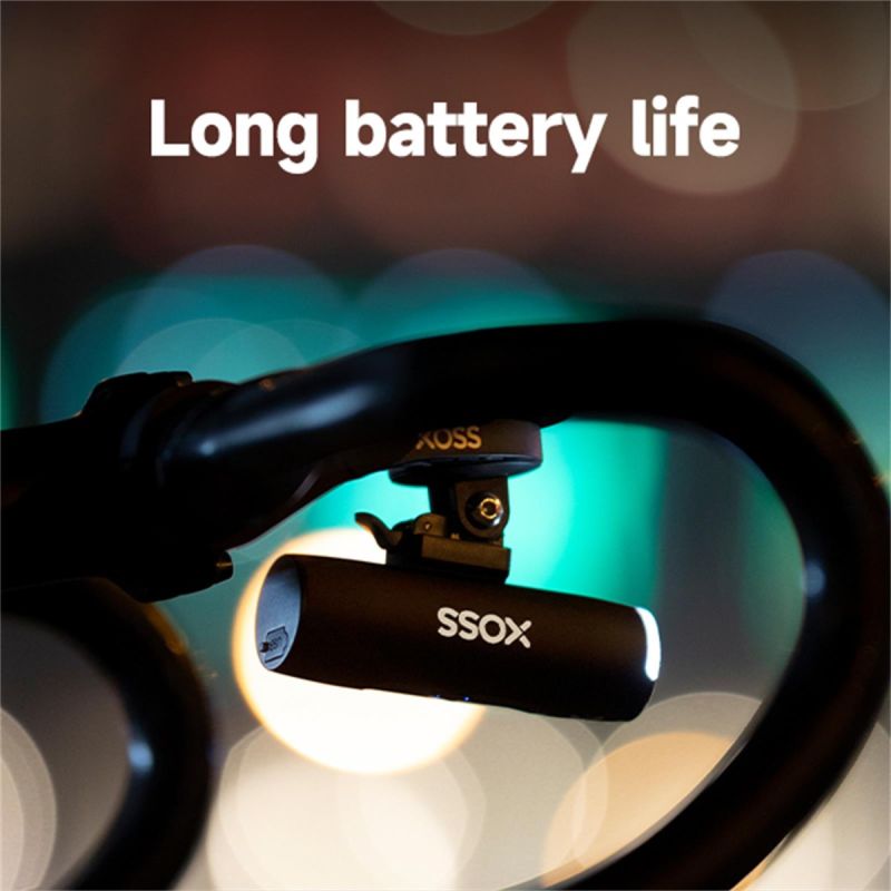 XOSS Cykellampa Strålkastare 800Lm Uppladdningsbar MTB Framlampa Hög Ljusstyrka Nattridningssäkerhet