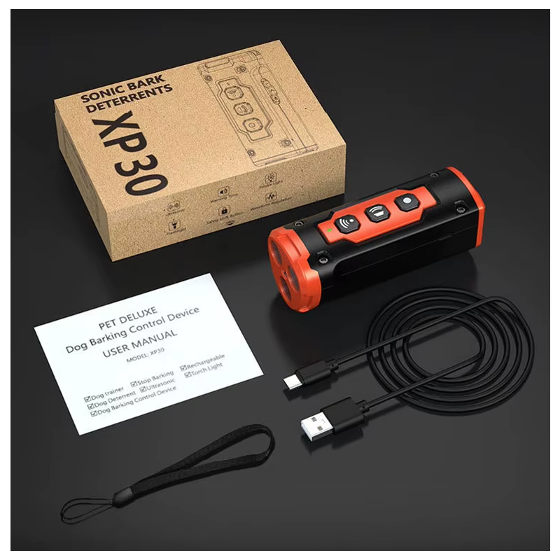 Pet Dog Repeller med ultraljudsteknik effektiv uppladdningsbar skällkontroll och hundbeteendeträning