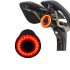 Xlite100 Intelligent cykeltackljus för ökad cykelsynlighet säkerhetsutrustning USB uppladdningsbar cykeltillbehör