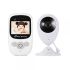 SP880 trådlös videobabymonitor med 2.4-tum LCD infraröd nattvision och tvåvägsljud för trygg babyövervakning