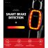 MEILAN X6 Smart Cykel Bakljus USB Uppladdningsbar Vattentät med Hög Ljusstyrka och Smart Bromsdetektering