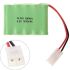 Ni-MH AA 6V 1800mAh Big White Plug Batteri Pack