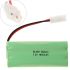 Ni-MH AA 7.2V 1800mAh Big White Plug Batteri Pack