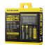 Nitecore D4 Digicharger LCD-skärm avancerad batteriladdare för Li-ion 18650 och NiMH med säkerhetsfunktioner