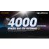 Nitecore T4K kraftfull portabel nyckelring ficklampa 4000 lumen XP-L2 V6 LEDs USB-C laddning pålitlig utomhusutrustning