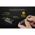 NITECORE HU2000 USB-C uppladdningsbar LED strålkastare 2000 lumen professionell arbetsstrålkastare utomhus
