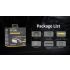 Nitecore HC75 3000 Lumen USB-C uppladdningsbar zoombar pannlampa industriellt arbetsljus nattcamping