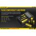 Nitecore D4 Digicharger LCD-skärm avancerad batteriladdare för Li-ion 18650 och NiMH med säkerhetsfunktioner