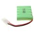 Ni-MH AA 6V 1800mAh Big White Plug Batteri Pack