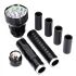 UltraFire 28T6 hög effekt ficklampa 40000 lumen utomhus ficklampa med 5 lägen hållbar design camping ljus