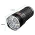 Upptäck SKY RAY LED-ficklampa 15000 lumen uppladdningsbar USB Typ-C robust utomhusficklampa campingutrustning