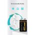 Beston 9V 1000mAh mikro-USB li-ion batteri hög kapacitet för RC helikoptrar och mikrofoner långvarigt miljövänligt