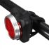 HJ-030 USB-uppladdningsbart cykelljus 3 LED 4 lägen för stadscykling Vattentät framlampa för ökad synlighet