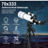 Upptäck universums under med Bossdun teleskop 333X förstoring för månskådning och barnens astronomiska äventyr