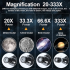 Upptäck universums under med Bossdun teleskop 333X förstoring för månskådning och barnens astronomiska äventyr