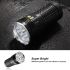 Upptäck SKY RAY LED-ficklampa 15000 lumen uppladdningsbar USB Typ-C robust utomhusficklampa campingutrustning