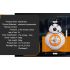 Uppgraderad Fjärrkontroll Star Wars BB-8 Robotleksak 2.4G med 360° Rotation och Magnetisk Upphängning för Barn