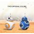 Uppgraderad Fjärrkontroll Star Wars BB-8 Robotleksak 2.4G med 360° Rotation och Magnetisk Upphängning för Barn