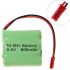 Uppladdningsbart 9.6V AAA 800mAh Ni-MH batteripaket Hållbar hög kapacitet för hushållsapparater och modellfordon