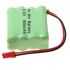 Uppladdningsbart 9.6V AAA 800mAh Ni-MH batteripaket Hållbar hög kapacitet för hushållsapparater och modellfordon