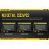 Nitecore D4 Digicharger LCD-skärm avancerad batteriladdare för Li-ion 18650 och NiMH med säkerhetsfunktioner