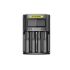 Upptäck Nitecore UMS4 intelligent USB fyrslottladdare 18650-26650 batterier smart laddning kompakt design