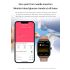 Smartwatch ET540: Blodsocker, EKG, Puls, Hälsoövervakning, Fitness Tracker, Bluetooth-samtal. 1.85