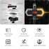 CarryBright CBX4 cykelblinkers med horn och USB-laddning för ultimat cykelsäkerhet vattentäta och smarta