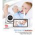 ABM501 Video Babymonitor 5.0 tums LCD 2.4G Trådlös Föräldraskap Säkerhet med Nattvision och Tvåvägs Audio
