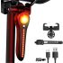 Smart USB-C Cykelbakljus: Super LED baklampa, vattentät & laddbar för säker cykling!