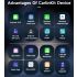 CarlinKit Smart TV Box CarPlay Ai Box Android 13 YouTube Netflix Underhållning för Långa Bilresor