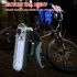 Cykelbakljus USB-laddningsbar Röd med LED Teknik Hög Synlighet Kompakt Design Cykeltillbehör