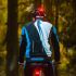 Cykelbakljus USB-laddningsbar Röd med LED Teknik Hög Synlighet Kompakt Design Cykeltillbehör