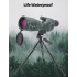 25-75x60 Spottingscope ED-lins | Kraftfullt Monokulärt Teleskop för Fågelskådning & Utomhus | BAK4