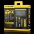 Nitecore D4 Digicharger LCD-skärm avancerad batteriladdare för Li-ion 18650 och NiMH med säkerhetsfunktioner