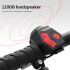 CarryBright CBH3 120db USB laddningsbart cykelhorn med elektrisk ringsignal för mountainbike och landsvägscykling