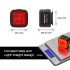 Upptäck Enfitnix Cubelite III Smart bakljus med ultraljust LED-ljus 30 lumen USB-laddning för cykelsäkerhet
